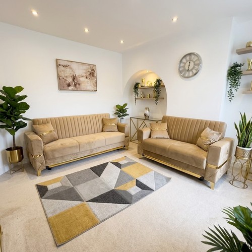 Beige gold pera - beige,