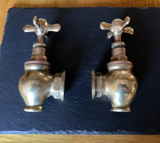 Antique Brass Bath Bib Taps
