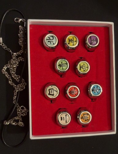 Naruto akatsuki rings set - naruto,