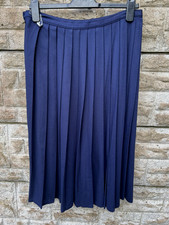 Ladies Eastex Navy Pleated