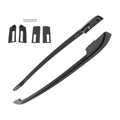 Aluminium black roof rails - roof,