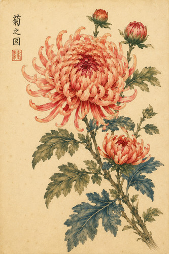 Japanese chrysanthemum - japanese,