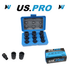 US PRO Tools 9PCS 1/2" DR