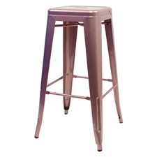 Tolix Style Bar Stool Rose