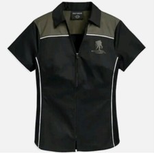 Women's Small - Harley Davidson Wounded Warrior Project Short sleeve Button Up.