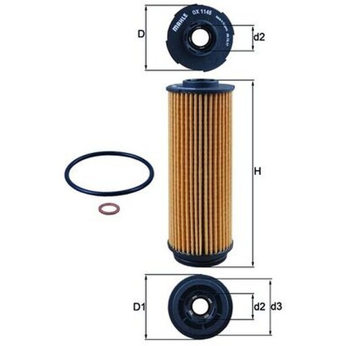 Oil filter for bmw series - for,