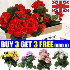Artificial Geranium Flowers
