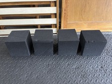 4x Acoustic Foam Cube Bass Traps – Corner Sound Absorption Blocks – 14.5cm