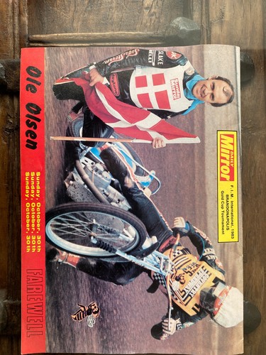 Speedway programme ole - programme, olsen