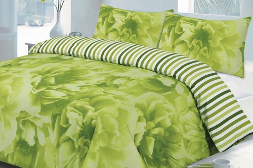 Reversible rose floral duvet - reversible,