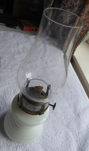 Antique opaline milk glass - opaline, oil