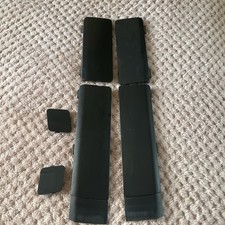 HONDA CRV MK3 07-11 SET ROOF RACK BAR RAIL CAP COVER INSERT TRIMS BLACK*