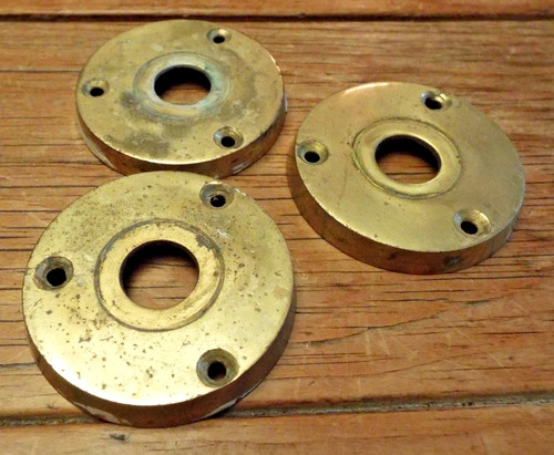 Reclaimed brass door knob - brass,
