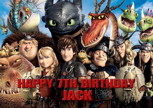 How train your dragon - train,