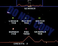 1981 Williams Defender Video Arcade Game Play Screen Art 8x10 Photo