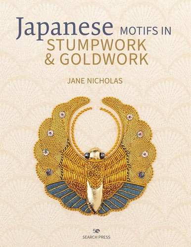Japanese motifs stumpwork - japanese, &