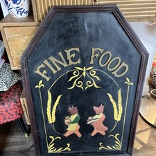 Fine foods advertising board - fine,