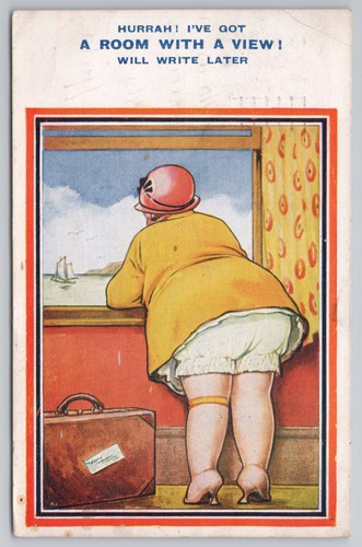 Postcard vintage comic - vintage,