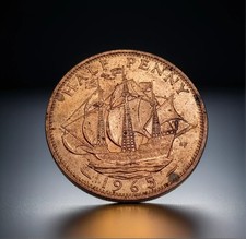 UNITED KINGDOM Half Penny Coin
