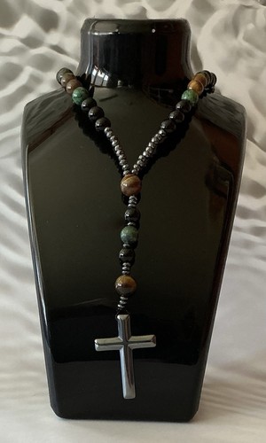 Black obsidian tiger - black, eye