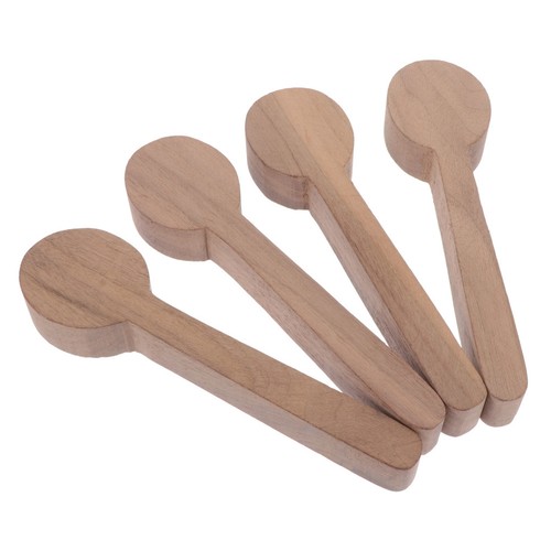 4pcs unfinished wooden spoons - unfinished,