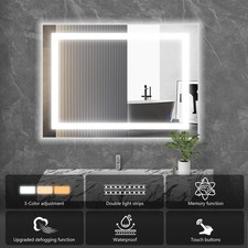 Dimmable LED Lighted Bathroom