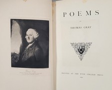 Thomas Gray Poems 1902 Eton