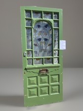 ANTIQUE GRAND & ORNATE  FRONT DOOR - VICTORIAN  -Stained Glass, #Deposit Taken#