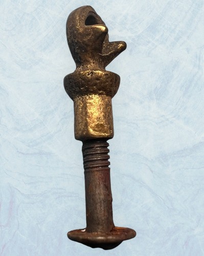 Antique rosette stem - rosette, head
