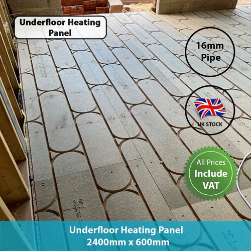 Pre routed underfloor heating - routed,