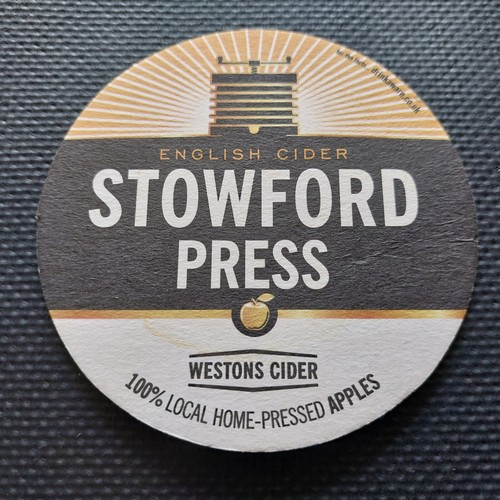 Westons cider beer mat - cider, mat.