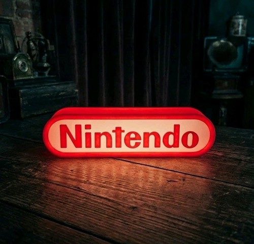 Nintendo logo lamp retro - –,