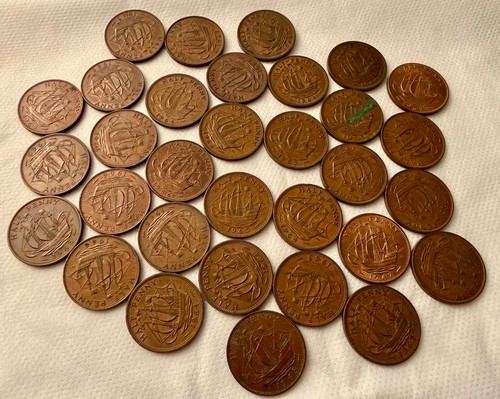 Lot british half penny - lot, 32