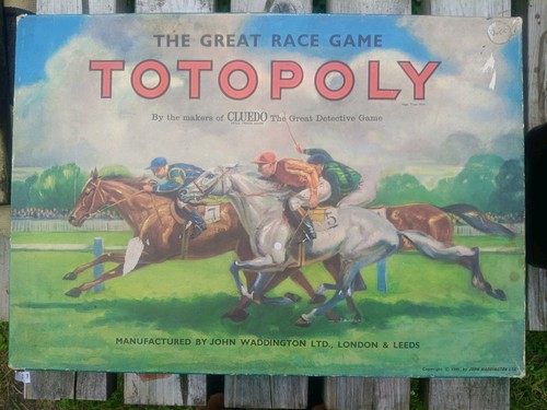 Vintage totopoly board game - board,