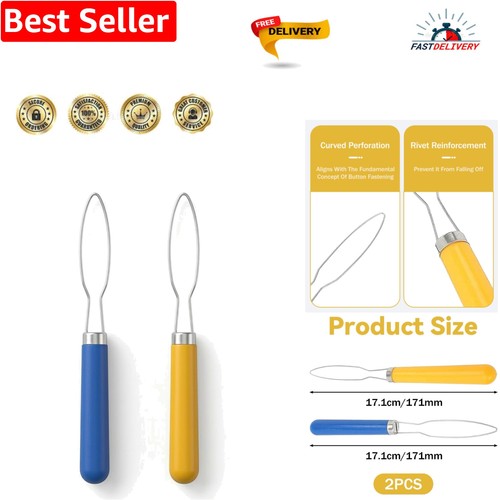2pcs button hook helper - 2pcs,
