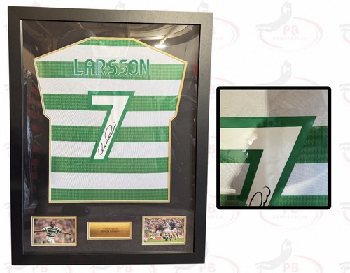 Henrik larsson signed - signed, and
