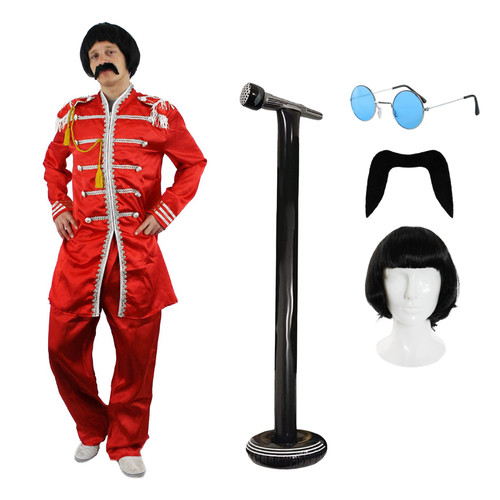 Sergeant pepper costume red - sergeant,