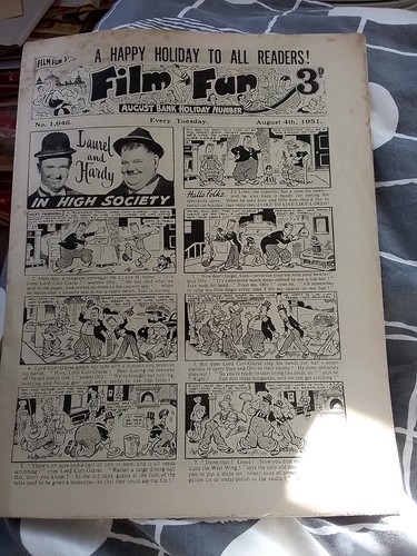 Vintage film fun comic - film,