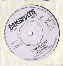 TWICE AS MUCH - SITTIN' ON A FENCE - 7" VINYL SINGLE