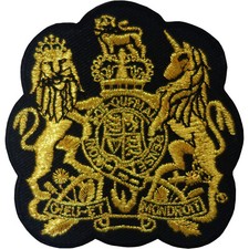 Royal Coat of Arms Patch Iron