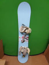 Burton Custom 148 Cm Snowboard Women Combo - Handmade in Vermont, USA