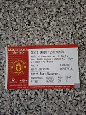 MATCH TICKET DENIS IRWIN