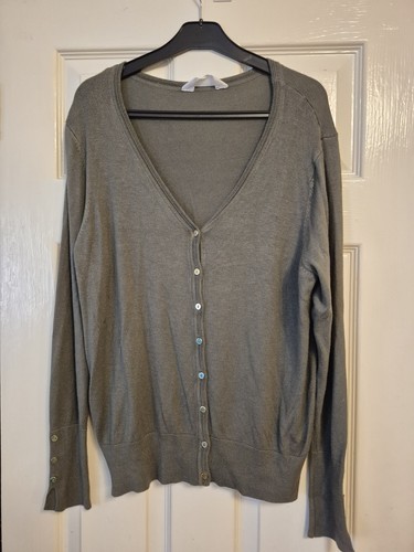 Ladies olive green cardigan - ladies,