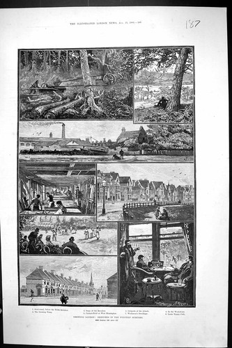 Old 1884 london - old, western