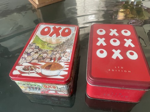 Oxo vintage tins styles - x2,