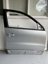 VW TIGUAN 2009 Silver Drivers Side Front Door (no card or Interior fittings)