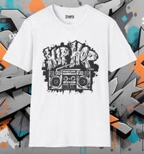 Graffiti Boombox Hip Hop Tee -