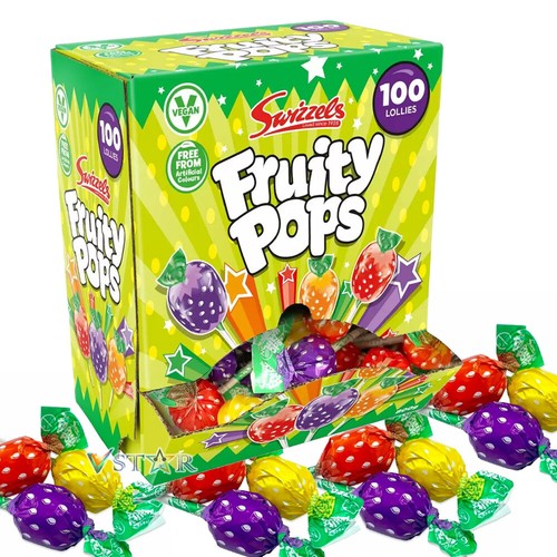 Swizzels fruity pops box - swizzels,