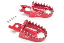 AS3 RACING FOOT PEG SET RED