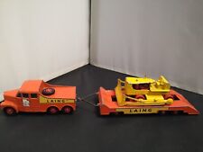 P663-MATCHBOX KING SIZE K-8-A LAING PRIME MOVER,TRAILER  AND CATERPILLAR TRACTOR
